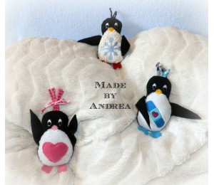 Stickdatei - ITH Pinguin